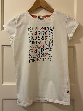 Roland Garros • Graphic Logo Tee • French Open Paris • Size XS
